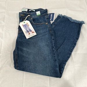 Cropped 90s straight jeans